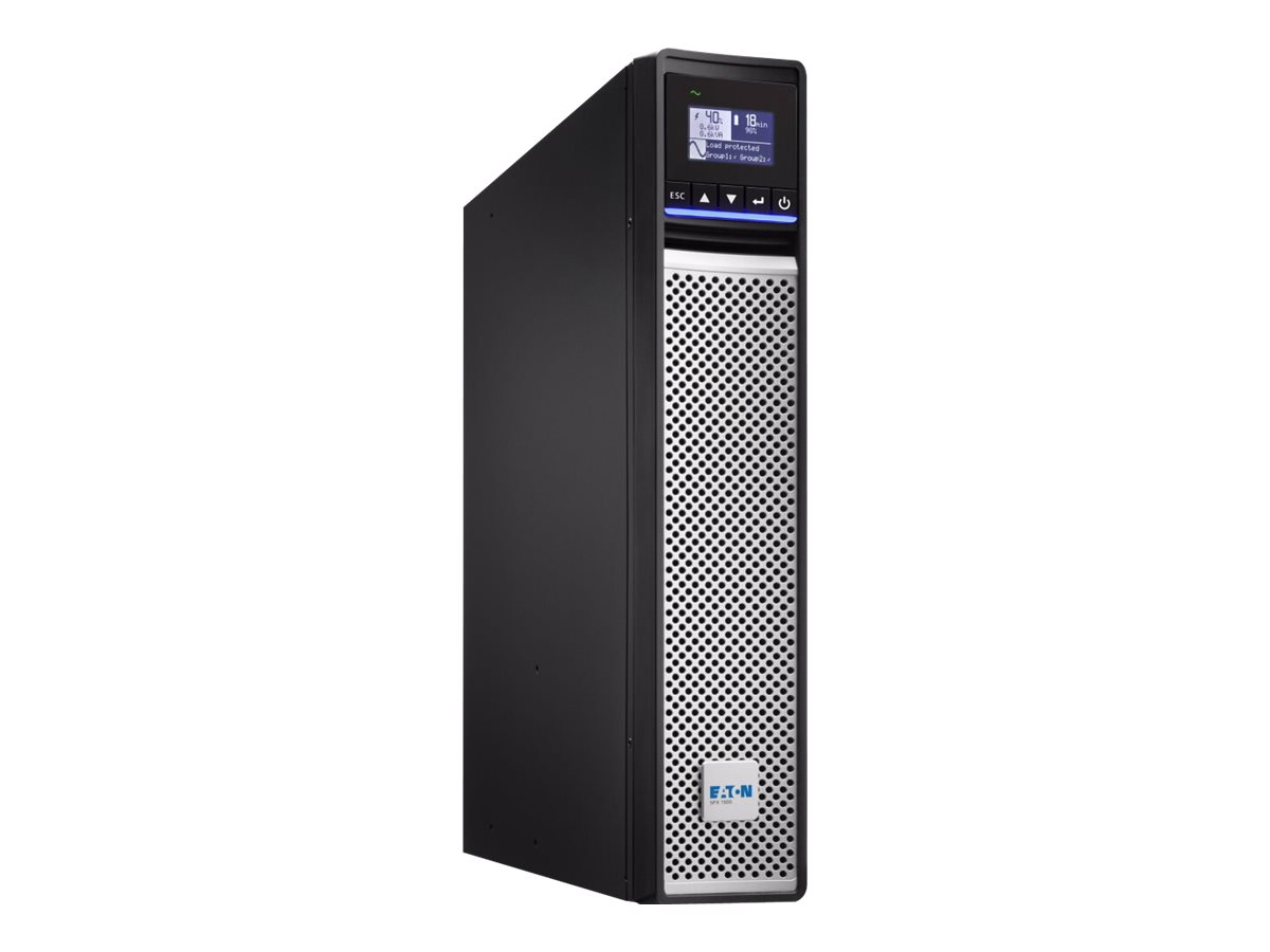 Eaton 5PX G2 - Netpack - USV (in Rack montierbar/extern) - 1500 Watt - 1500 VA - RS-232, USB, Ethernet 10/100/1000 - Ausgangsanschlüsse: 8 - 2U