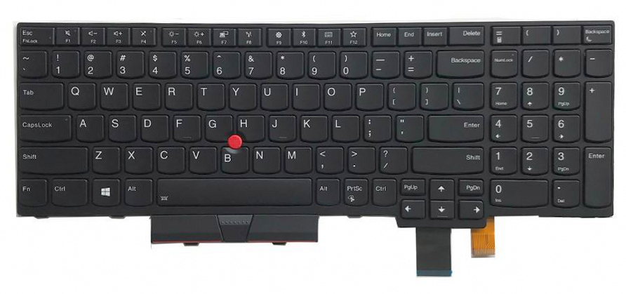Lenovo Lite-On - Ersatztastatur Notebook - mit Trackpoint, UltraNav - TL: UK, QWERTY, Ansicht 2