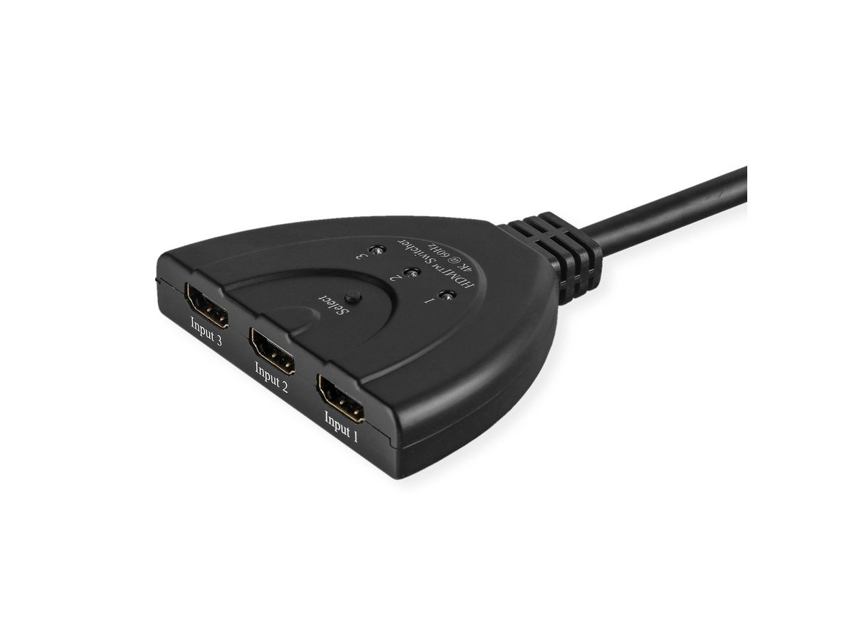VALUE HDMI Switch 4K60Hz 3fach, Ansicht 4