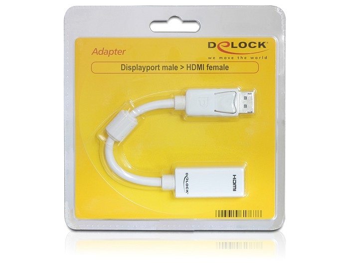 Delock Videoadapter - DisplayPort männlich zu HDMI weiblich, Ansicht 2