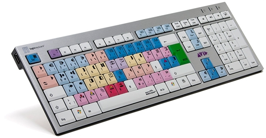 Logickeyboard Avid Media Composer Slim Line - Tastatur - TL: Deutsch, QWERTZ, Ansicht 2