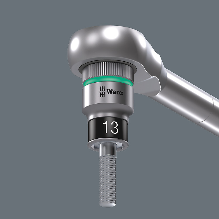 Wera A 1 Zyklop - Knarre - 10 Stücke - 1/4", Ansicht 4
