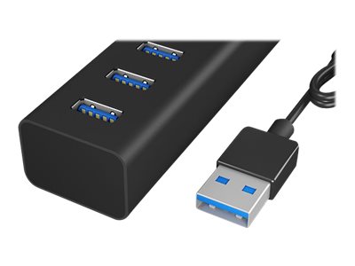 ICY BOX IB-HUB1700-U3 - Hub - 7 x SuperSpeed USB 3.0, Ansicht 3