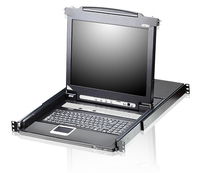 ATEN CL5708N - 1280 x 1024 Pixel - Rack-Einbau - 1U - Schwarz, Ansicht 2