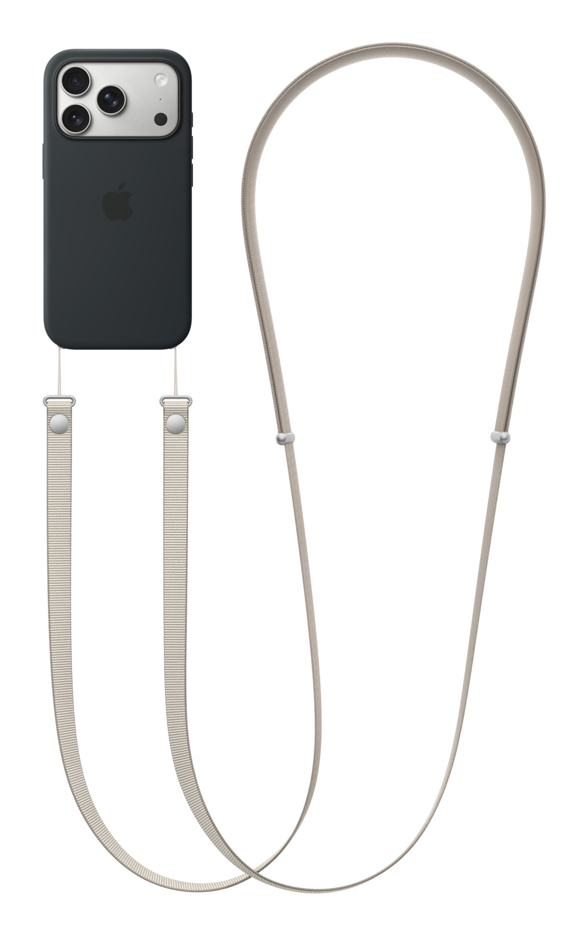 Apple Schultergurt für Handy - Hellbraun, Ansicht 3