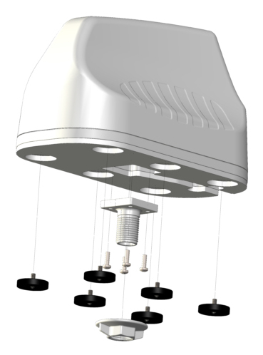 Poynting Antennas MIMO-3-15 - Antenne - Radom - Mobiltelefon, Navigation, Wi-Fi - 1 dBi (für 410 - 470 MHz), Ansicht 3