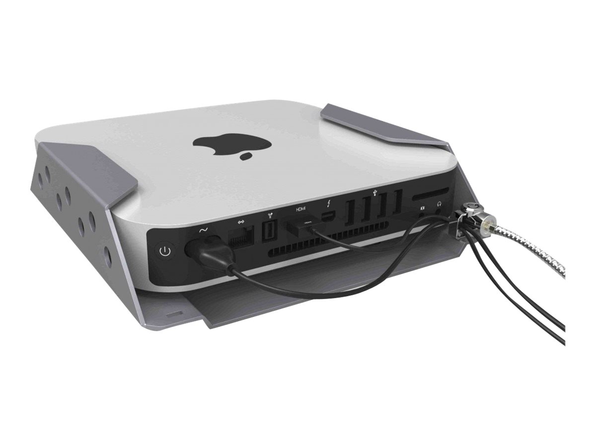 Compulocks Mac Mini Lock Enclosure Cable Lock Included - Sicherheitskit - Silber - für Apple Mac mini Ende 2014 (MMEN76CL)