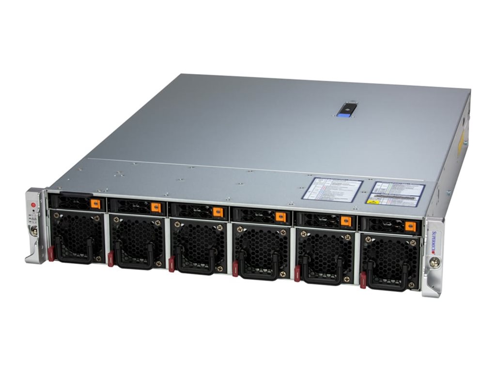 Supermicro SuperServer 221HE-TNR - Server - Rack-Montage - 2U - keine CPU - RAM 0 GB - SATASASNVMe - Hot-Swap 6.4 cm (2.5)