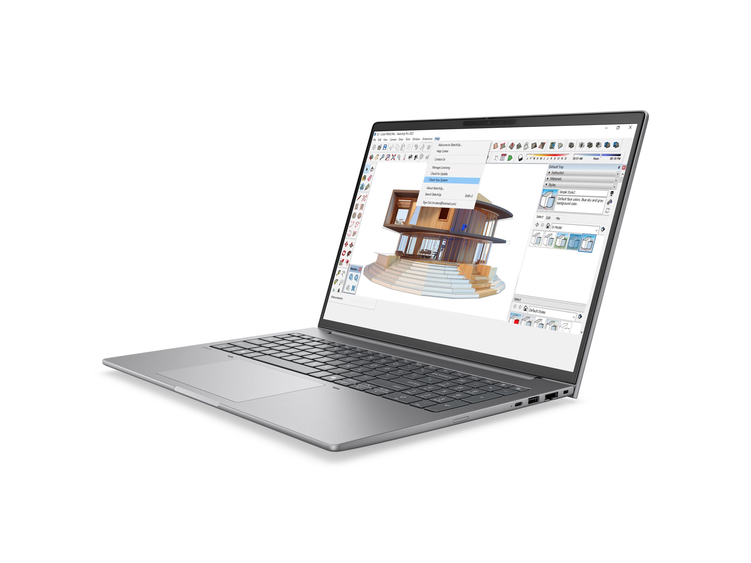 HP ZBook 8 G2a Mobile Workstation - AMD Ryzen AI 7 PRO 450 - Win 11 Pro - Radeon 840M - 32 GB RAM - 512 GB SSD NVMe - 40.6 cm (16")