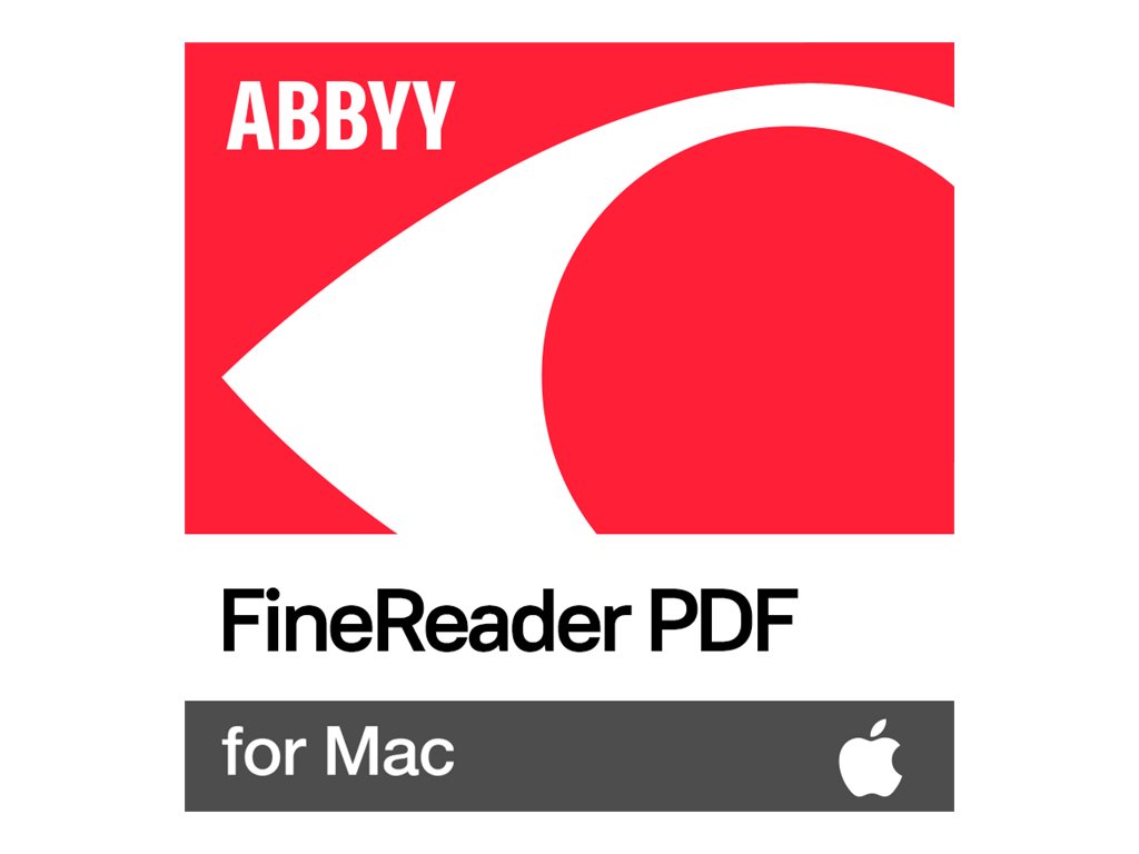 ABBYY ESD FineReader 15 für Mac Sub 1J (FR15XM-FGYL-X)