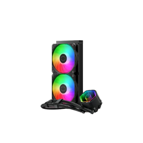 Cooler Master MasterLiquid 240 Core II - Prozessor-Flüssigkeitskühlsystem - Kühlergröße: 360 mm - Schwarz, Ansicht 3