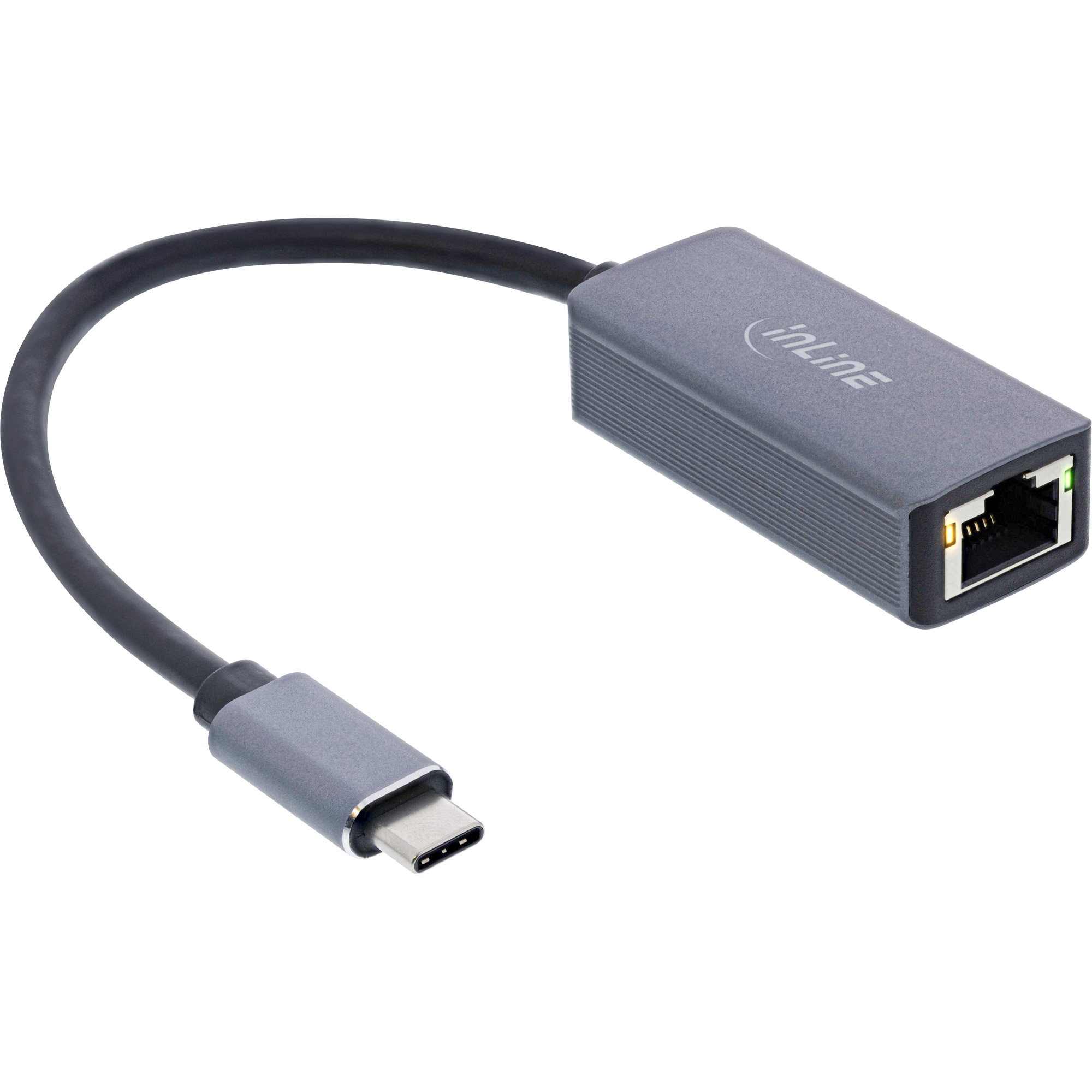 InLine USB 3.2 Netzwerk-Adapterkabel - 2,5 Gb/s Gigabit Netzwerk - USB-C