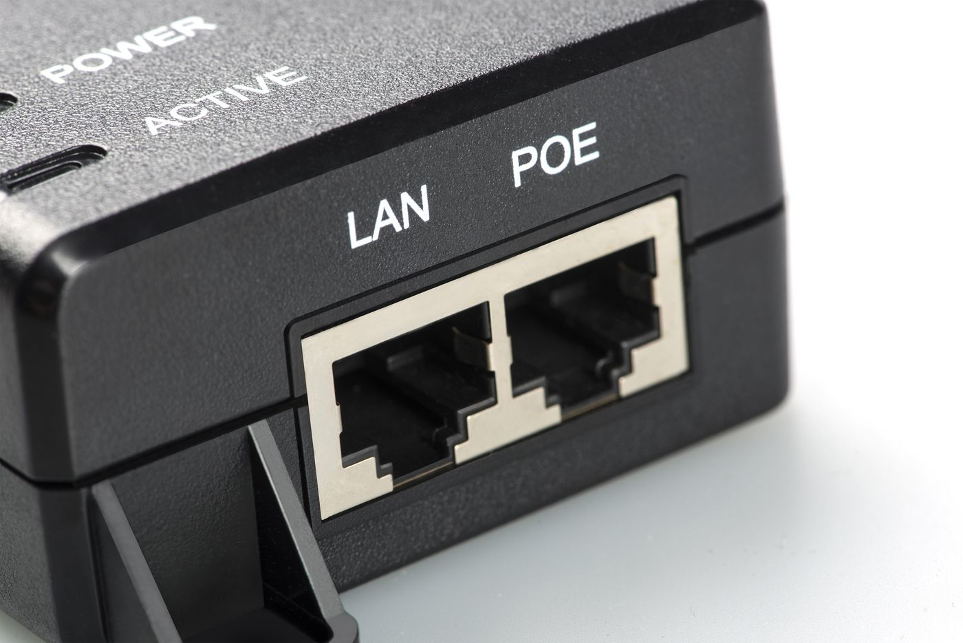 MicroConnect POEINJ-60W - Gigabit Ethernet - 1000 Mbit/s - IEEE 802.3af - Cat5 - Schwarz - Überstrom, Ansicht 3