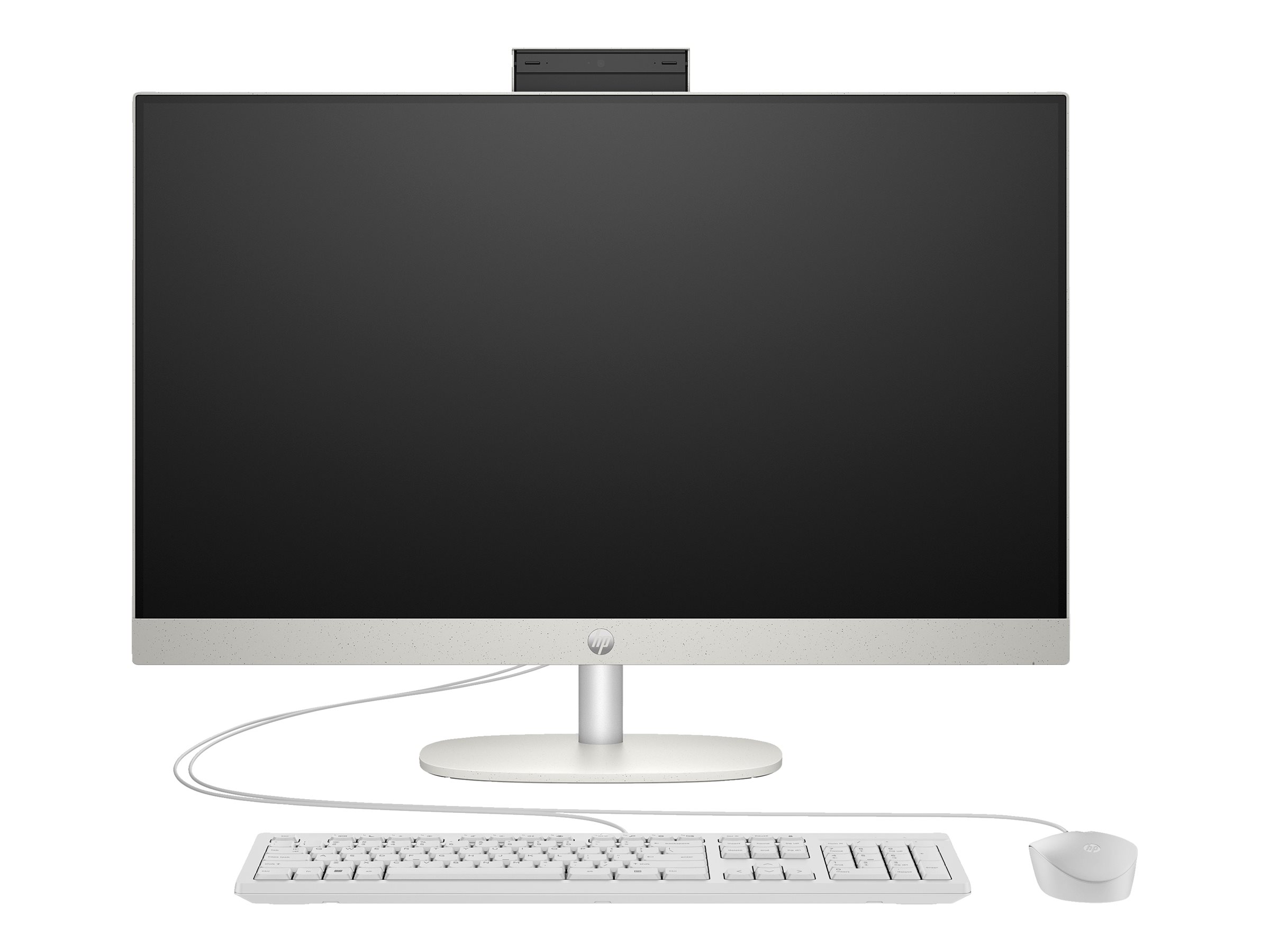 HP 27-cr0111ng - All-in-One (Komplettlösung) - Ryzen 3 7320U - RAM 8 GB - SSD 512 GB - NVMe - Radeon 610M - 1GbE, Wi-Fi 6, Bluetooth 5.3 - WLAN: 802.11a/b/g/n/ac/ax, Bluetooth 5.3 - FreeDOS - Monitor: LED 68.6 cm (27")