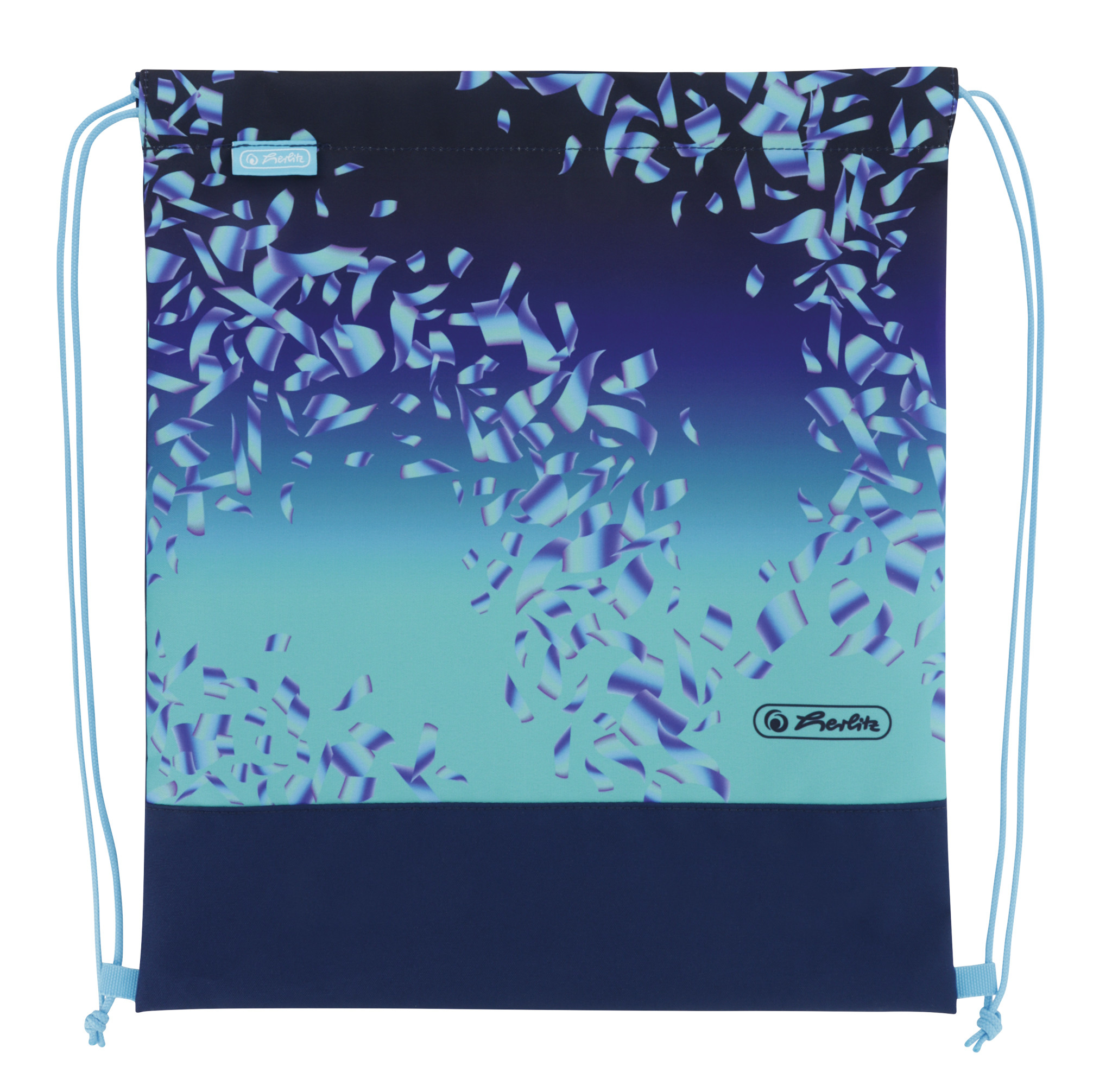 Herlitz SoftLight Plus Greenline Blue Ice - Federmäppchen - Schultasche - Sporttasche - Mädchen - Rucksack - 18 l, Ansicht 4