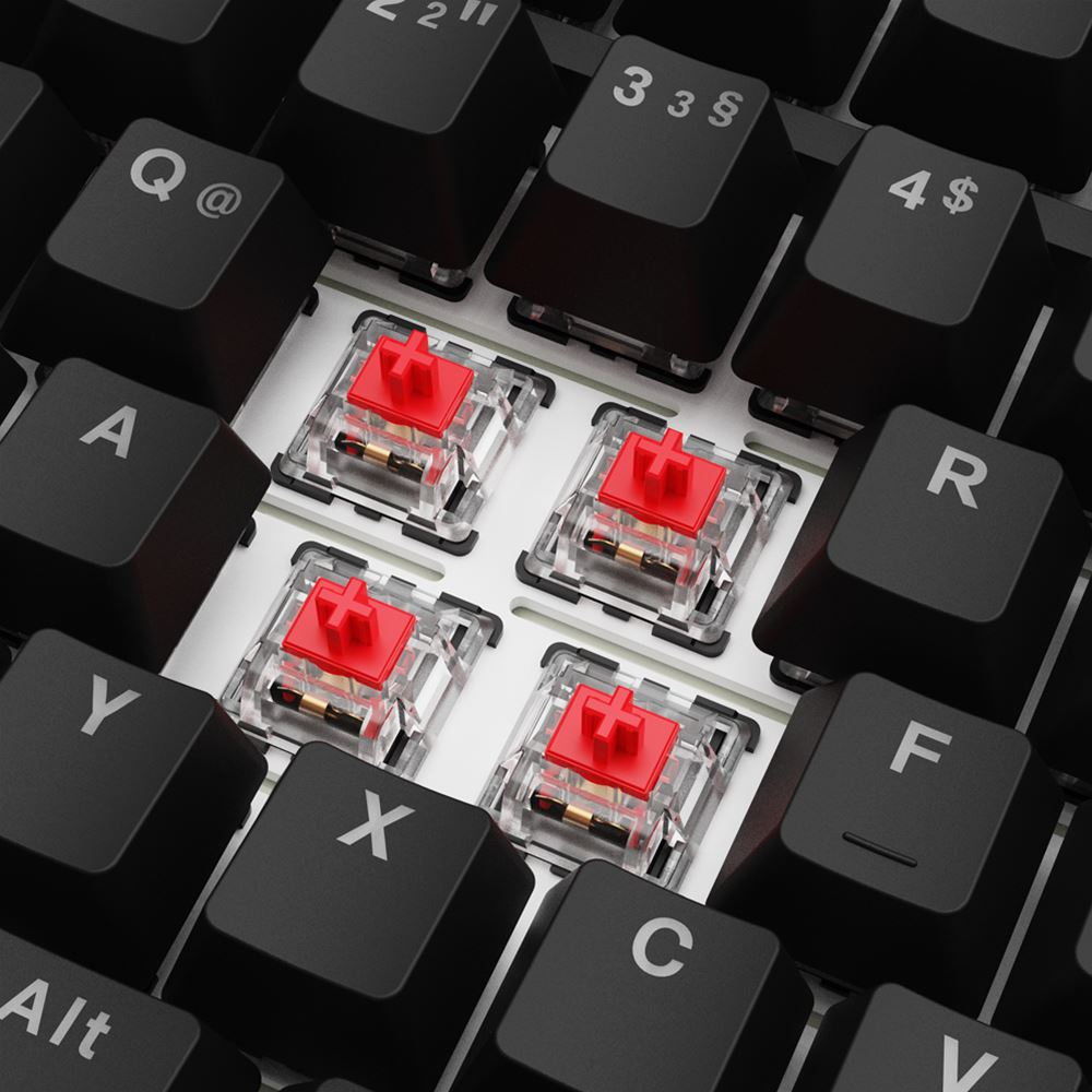 Sharkoon Gaming Tastatur Skiller SGK25 schwarz - TL: Deutsch, QWERTZ, Ansicht 3