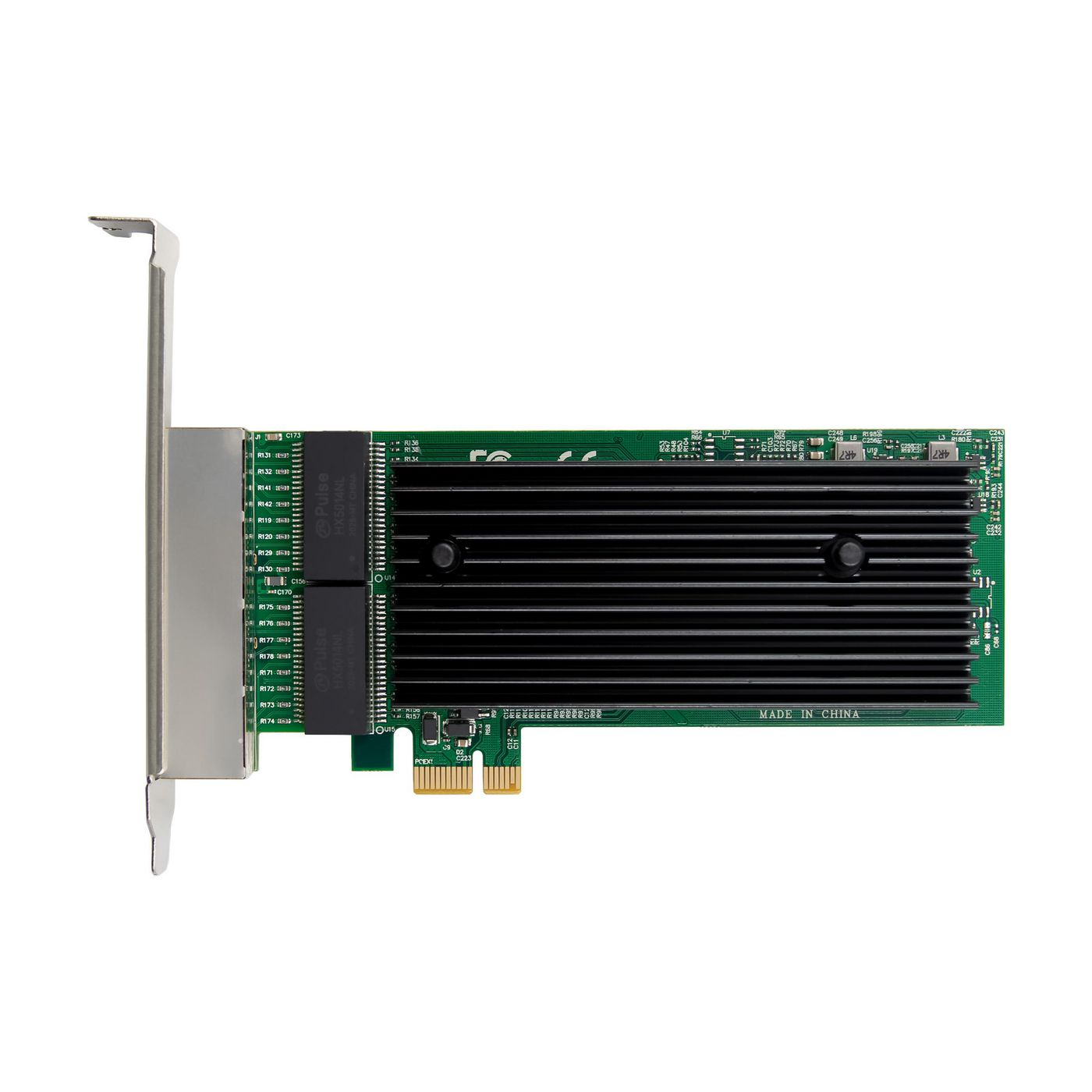 MicroConnect Network Card PCIe x1 Intel 82575 Quad- RJ45, Ansicht 2