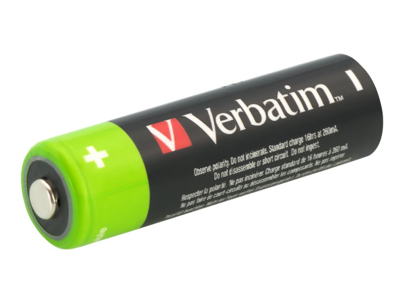 Verbatim Premium - Batterie 4 x AA / HR6 - NiMH - (wiederaufladbar), Ansicht 3