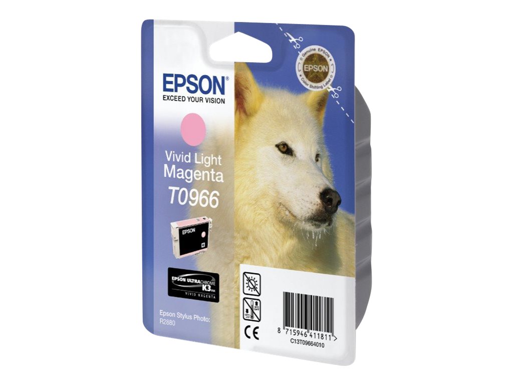 Epson T0966 - 11.4 ml - Vivid Light Magenta - original - Blisterverpackung - Tintenpatrone