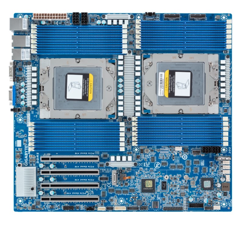 Gigabyte Mainboard MZ73-LM1 AMD EPYC E-ATX Sockel SP5 Single - Mainboard - E-ATX