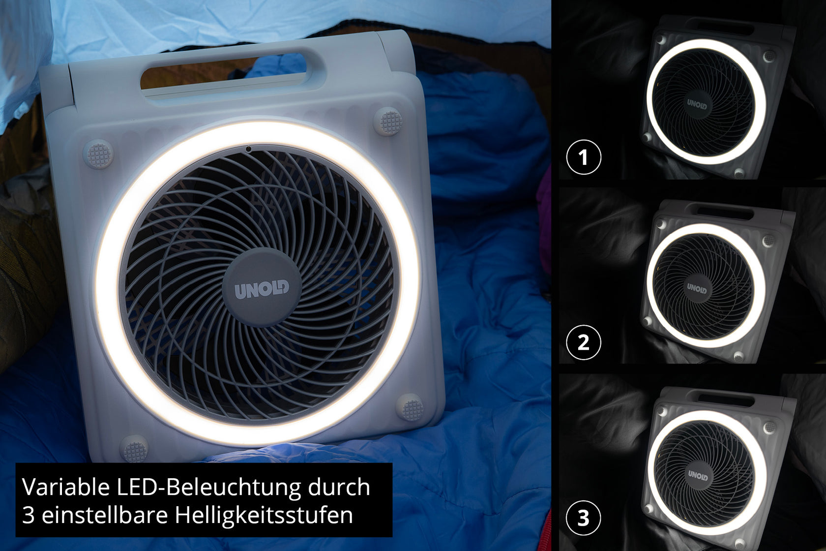 UNOLD 86517 Solarventilator Camping, Ansicht 4