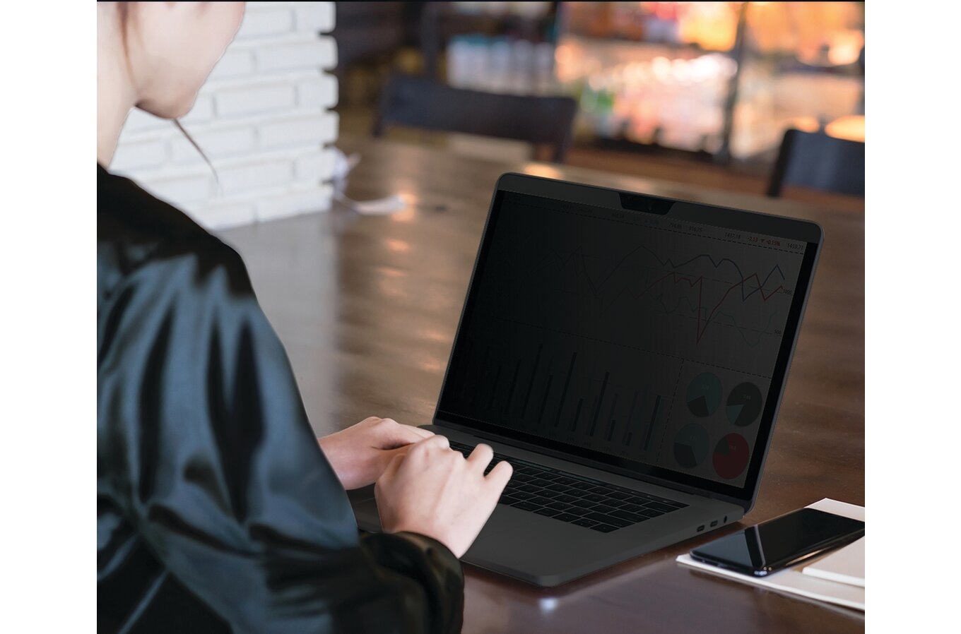 Kensington Blickschutzfilter für Notebook - 2-Wege - entfernbar - 30.7 cm (12.1), Ansicht 3