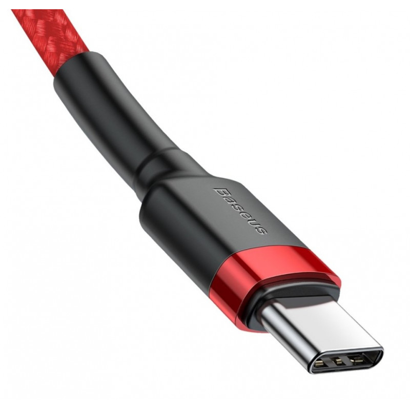 Baseus 6953156285194 - 1 m - USB C - USB C - Rot, Ansicht 2