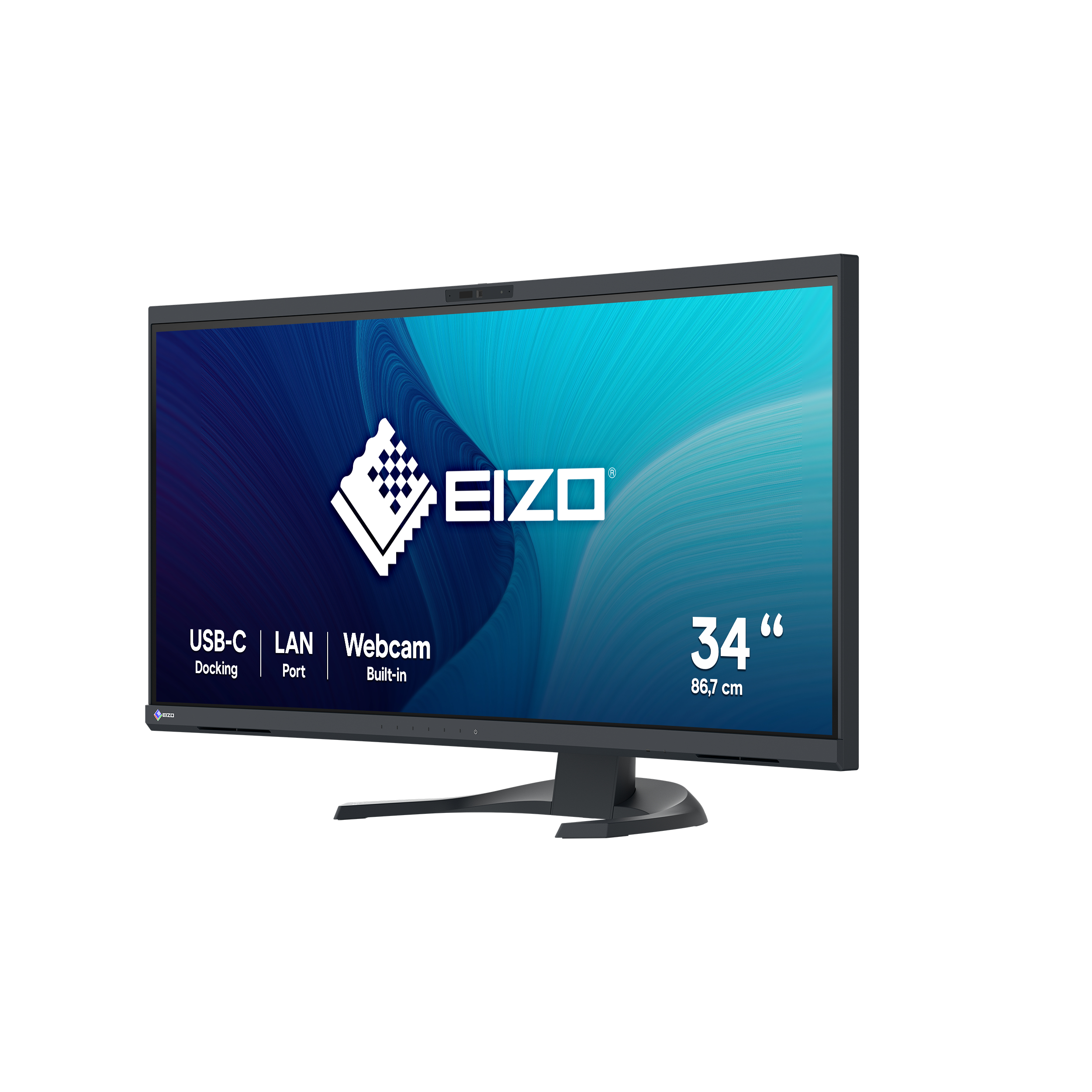 EIZO FlexScan EV3450XC-BK - Mit FlexStand - LED-Monitor - gebogen - 86.4 cm (34), Ansicht 2