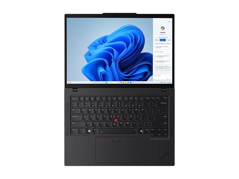 Lenovo ThinkPad T14 Gen 5 21MC - 180°-Scharnierdesign - AMD Ryzen 5 8540U / 3.2 GHz - Win 11 Pro - Radeon 740M - 16 GB RAM - 512 GB SSD TCG Opal Encryption 2, NVMe - 35.6 cm (14") IPS 1920 x 1200 - Wi-Fi 6E, Bluetooth - Schwarz - kbd: Deutsch - mit ...