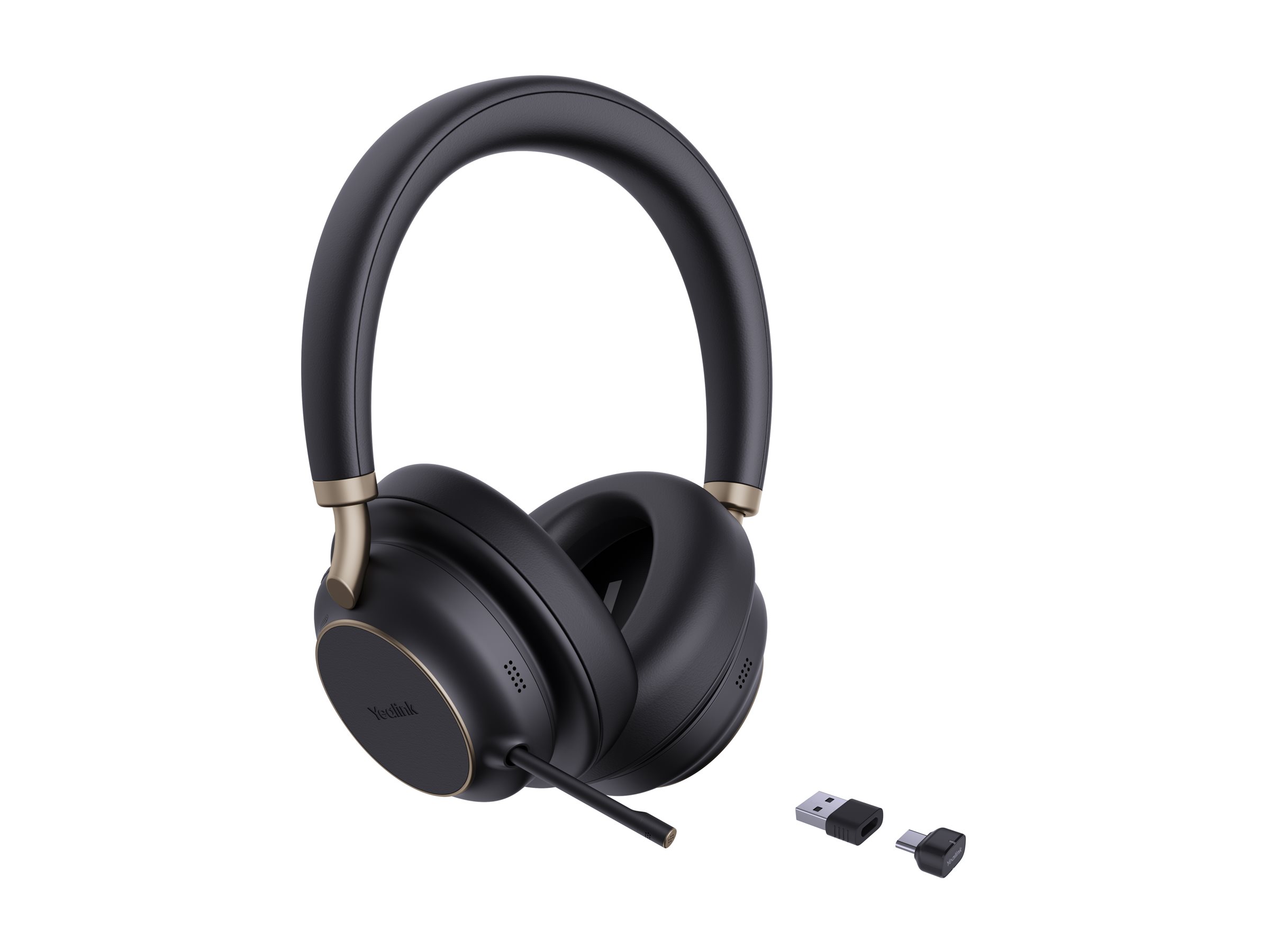 Yealink BH76 Plus - Headset - On-Ear / Fullsize Bluetooth - kabellos - aktive Rauschunterdrückung, Ansicht 3