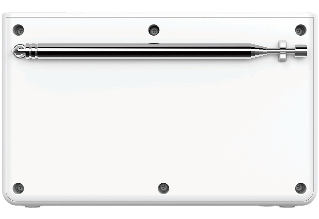 Kenwood CR-M33DAB-W - Tragbares DAB+ Radio mit Bluetooth, integriertem Li-Ion Akku & Farbdisplay, USB-C, Weiß, Ansicht 2