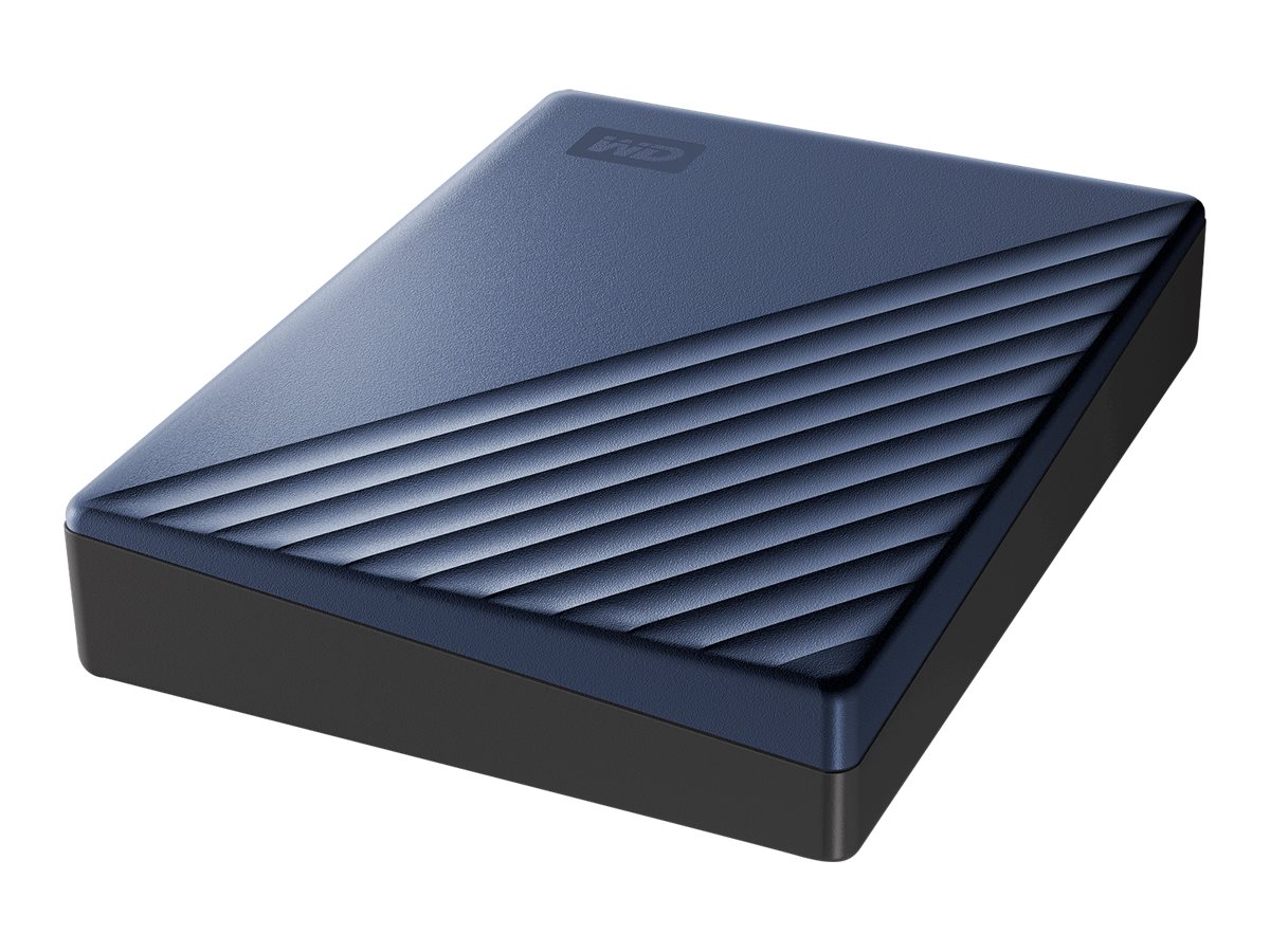 WD My Passport Ultra WDBFTM0040BBL - Festplatte - verschlüsselt - 4 TB - extern (tragbar)