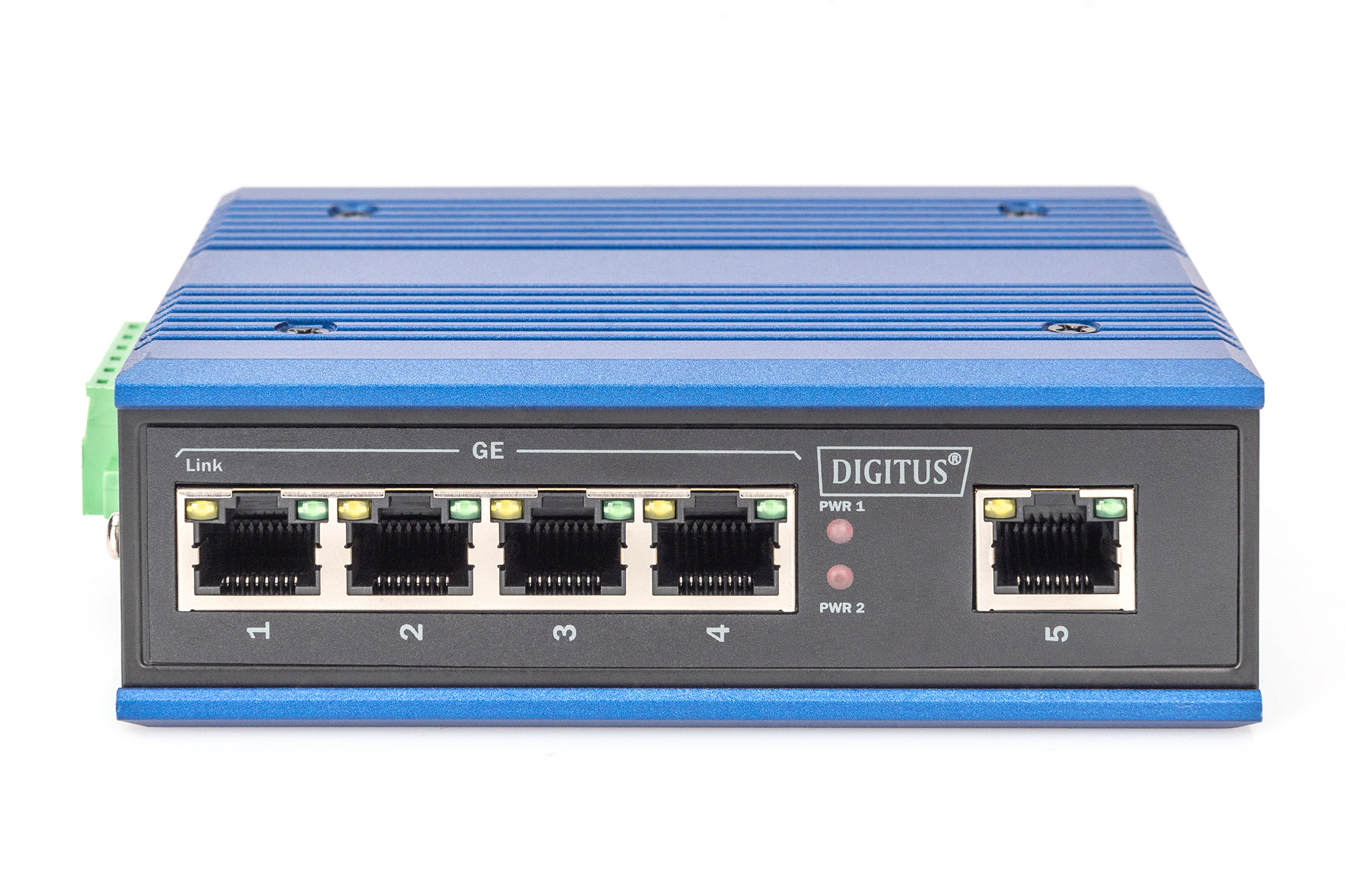 DIGITUS Industrial 5-Port Gigabit Switch, Unmanaged, Ansicht 4