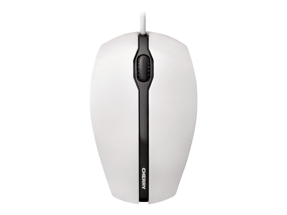 Cherry GENTIX corded optical Mouse USB 1000 dpi 3button Mouse white grey Business Pack