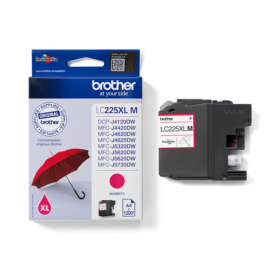 Brother LC225XLM - Magenta - Original - Tintenpatrone, Ansicht 2