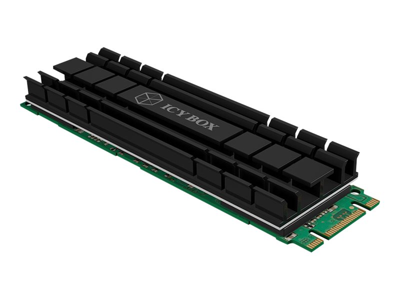RaidSonic ICY-Box Kühlkörper IcyBox SSD M.2 2280 IB-M2HS-701 black