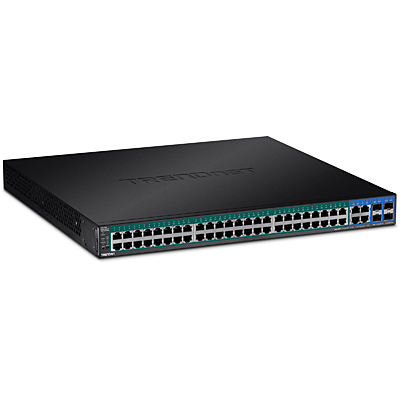 TRENDnet TPE 5240WS - Switch - Smart - 48 x 10/100/1000 (PoE+), Ansicht 2
