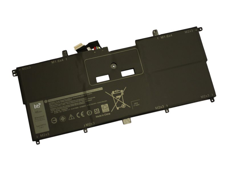 BTI - Laptop-Batterie (gleichwertig mit: Dell NNF1C) - Lithium-Ionen - 4 Zellen - 5940 mAh - für Dell XPS 13 9365 2-in-1