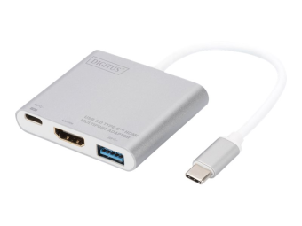 DIGITUS USB Type-C 4K HDMI Multiport Adapter 3-Port