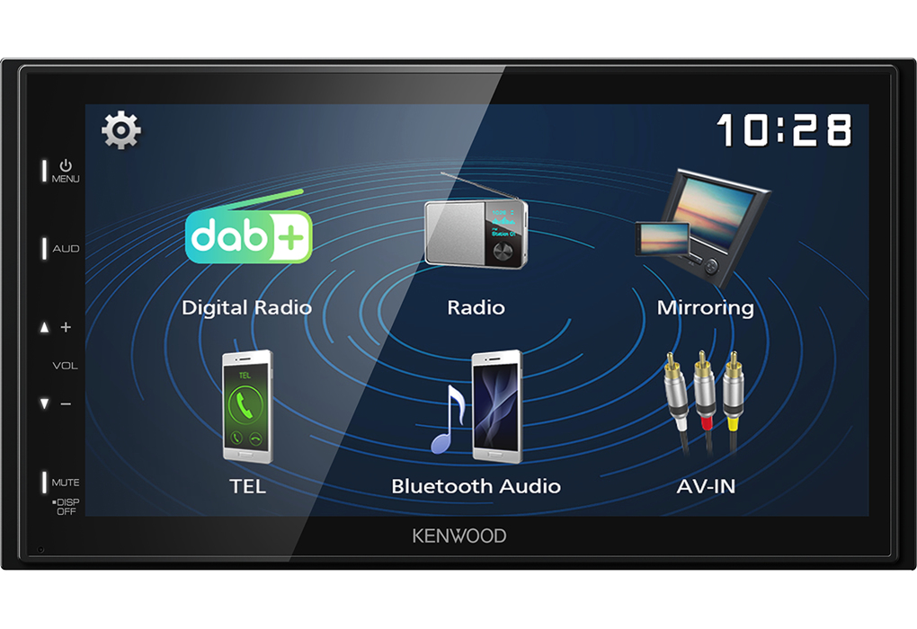 JVC Kenwood Electronics DMX129DAB - Schwarz - 2 DIN - 64 W - 45 W - 99 dB - 24 h, Ansicht 2