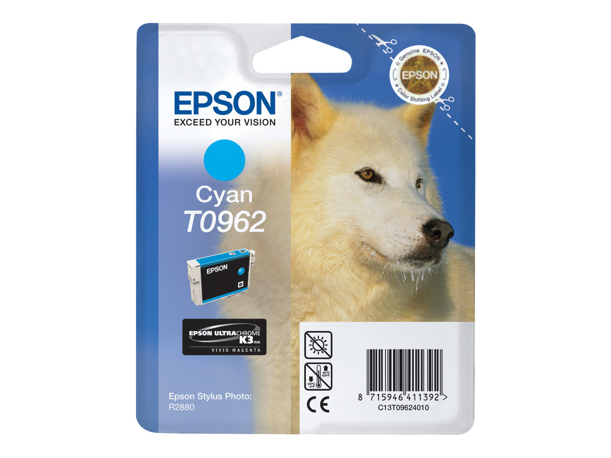 Epson T0962 - 11.4 ml - Cyan - original - Blisterverpackung - Tintenpatrone