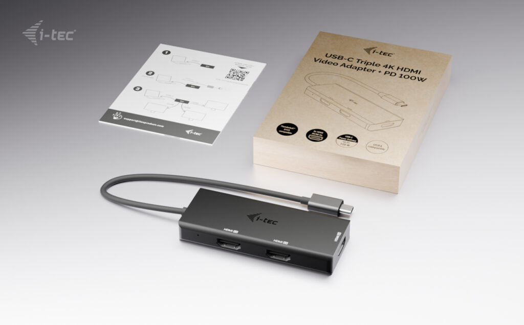 i-tec Dockingstation - USB-C / USB4 / Thunderbolt 3 / Thunderbolt 4 / Thunderbolt 5, Ansicht 4