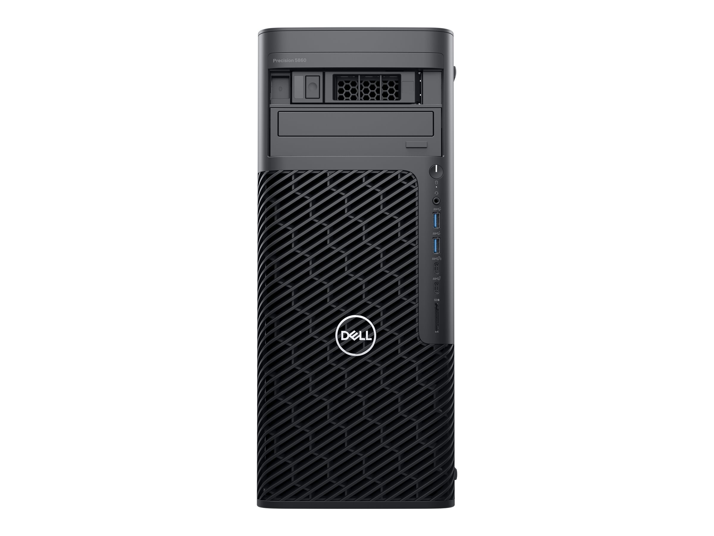 Dell Precision 5860 Tower - Mid tower - 1 x Xeon W3-2425 / 3 GHz - vPro - RAM 32 GB - SSD 1 TB - NVMe, Class 40 - keine Grafikkarte - GigE, 10 GigE - Win 11 Pro for Workstations - Monitor: keiner - BTP - mit 3 Jahre ProSupport Vor-Ort-Service am näc...