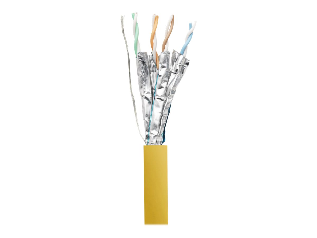 VivoLink PROCAT40 - 40 m - Cat6a - F/FTP (FFTP) - RJ-45 - RJ-45 - Gelb, Ansicht 3