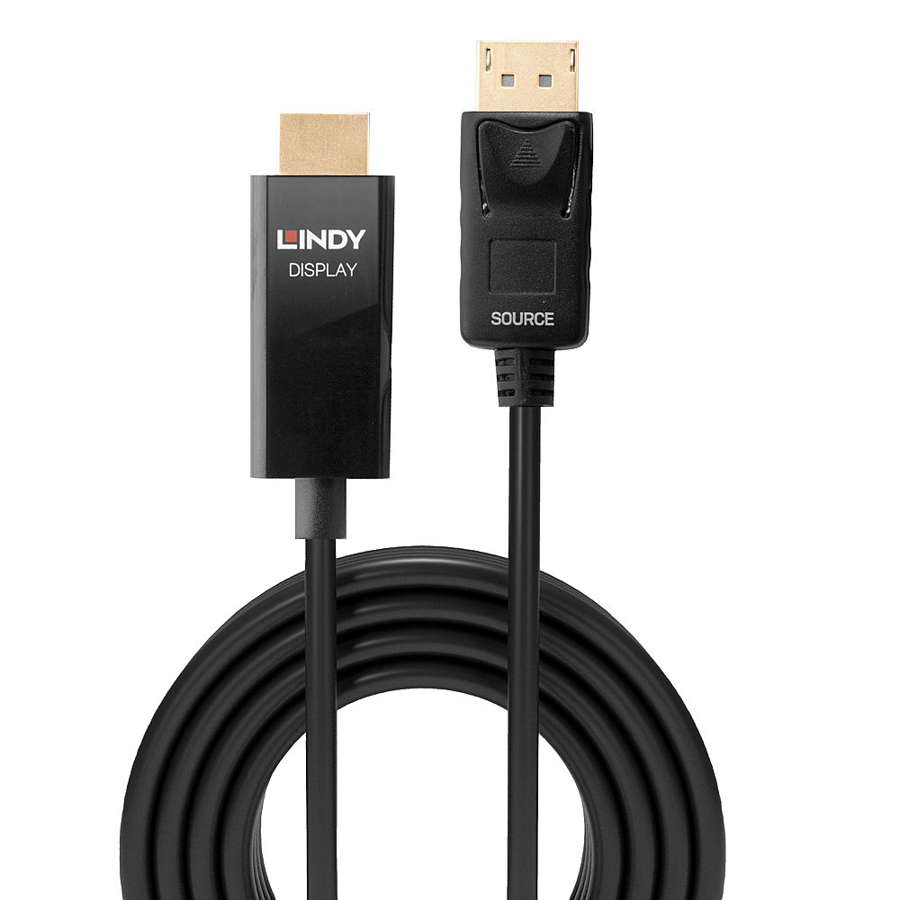 Lindy Adapterkabel - DisplayPort männlich zu HDMI männlich, Ansicht 3