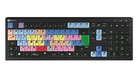Logickeyboard LKB-MCOM4-A2PC-DE - Kabelgebunden - USB - Scherenschalter - QWERTZ - LED - Schwarz