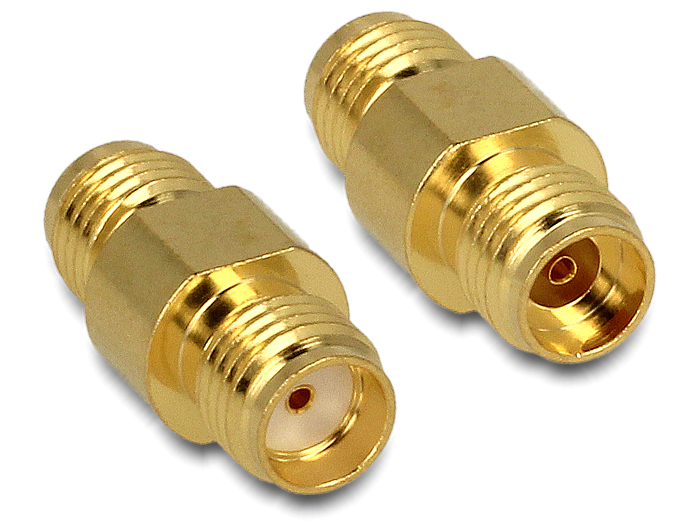 Delock Antennenadapter - SMA (W) bis SMA (W), Ansicht 2