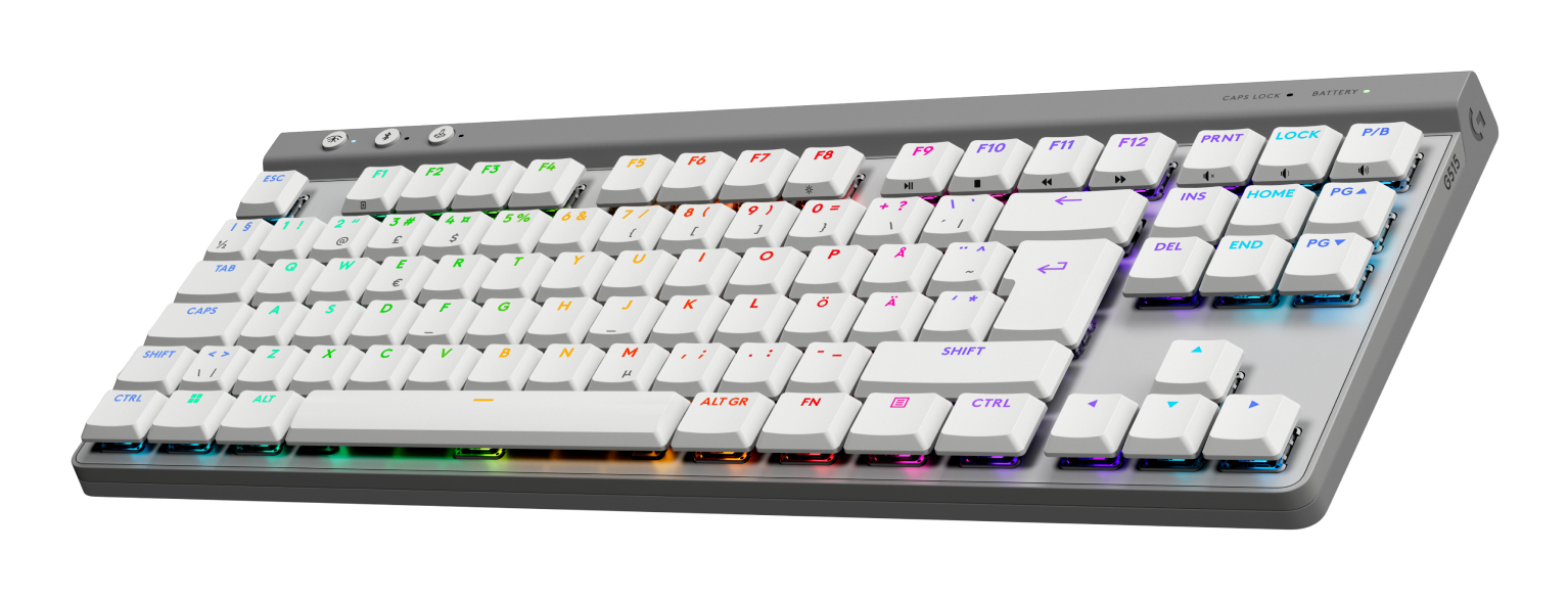 Logitech G G515 - Tastatur - LIGHTSPEED - TKL - TL: Nordisch, QWERTY, Ansicht 4