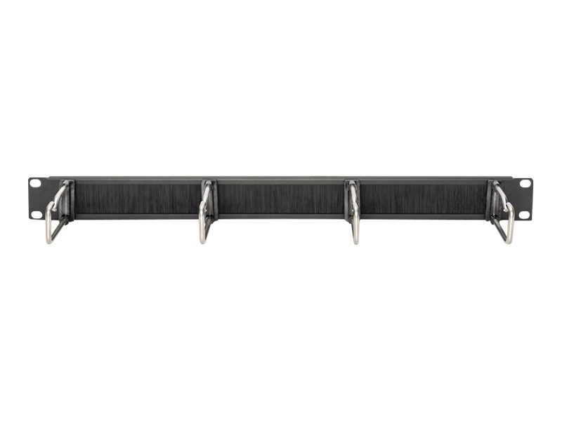 DIGITUS Kabelrangierpanel mit Stahlbügeln und Bürstenleiste für 482,6 mm (19)-Schränke, 1HE, Ansicht 2