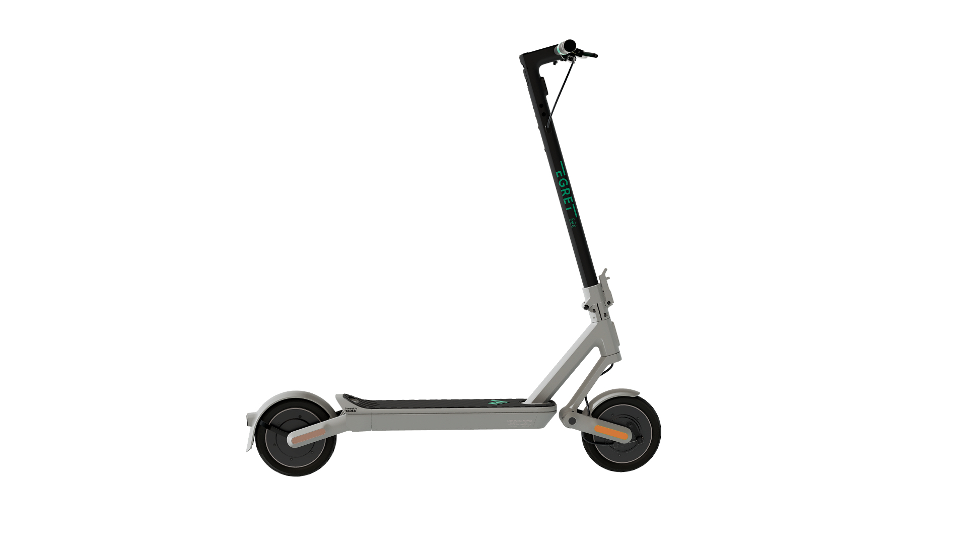 Egret Ey! 3 - Klassischer Roller - Grau - 20 km/h - 100 kg - 2 Rad/Raeder, Ansicht 2